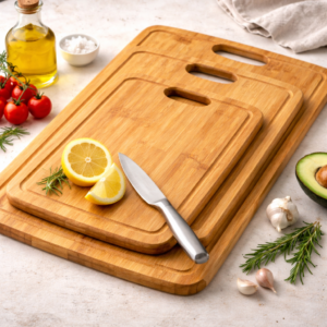 Natural Bamboo Cutting Boards for Everyday Cooking